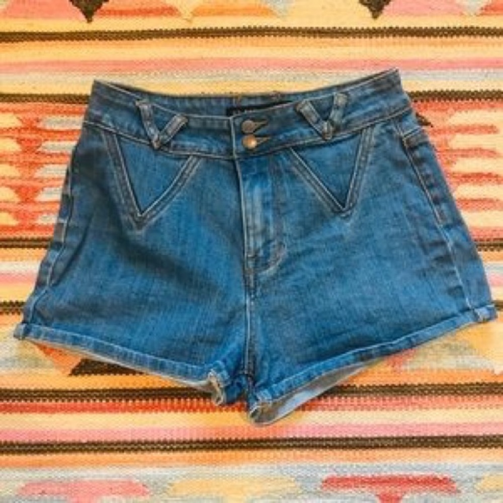 Pacsun festival high rise mom shorts size 28